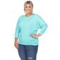 Plus Size White Mark Dolman Sleeve Blouse - image 8