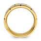 Mens Gentlemen’s Classics™ 14kt. Two Tone 1/6ctw. Diamond Ring - image 2