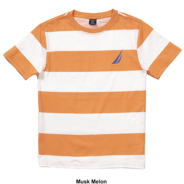 Boys &#40;8-20&#41; Nautica Block Stripe Short Sleeve T-Shirt