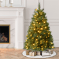 Puleo International 4.5ft. Pre-Lit Wyoming Pine Christmas Tree - image 2