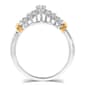 Nova Star® Yellow Gold 10kt. 1/2ctw. Lab Grown Diamond Ring - image 3