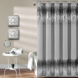 Lush Decor(R) Shimmer Sequins Shower Curtain