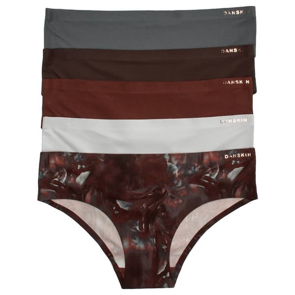 Womens Danskin® 5pk. Bonded Brushed Micro Hipsters - DS3460-5PKM