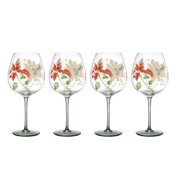 Lenox® Butterfly Meadow® Holiday Balloon Glasses - Set of 4