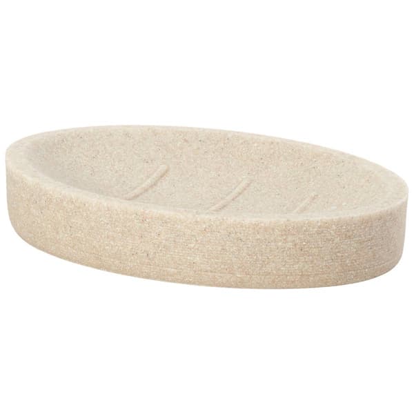 Anne Klein Sand Stone Soap Dish - image 