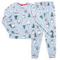 Girls OurFamJam Long Sleeve Polar Bear Jogger Pajama Set - image 1