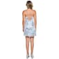 Juniors Crystal Doll Floral Sequin Bead Mini A-Line Dress - image 2