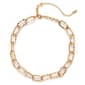 Wearable Art Gold-Tone 18in. Hammered Chain Link Necklace - image 1