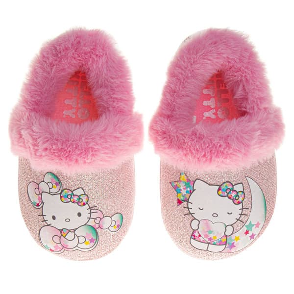 Little Girls Hello Kitty&#40;R&#41; Glitter Slippers