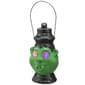 National Tree 12in. Green Ghoul Lantern with LED Lights - image 1