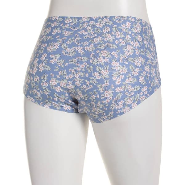 Womens Laura Ashley Brushed Micro Laser Brief Panties LS4063HR