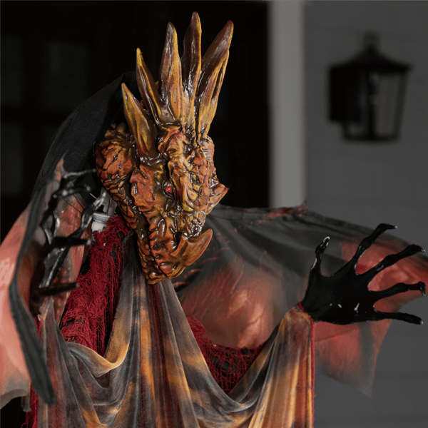 Northlight 5.75ft.  Animated Standing Dragon Man Halloween Figure