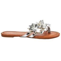 Womens Capelli New York 3D Floral Flip Flops