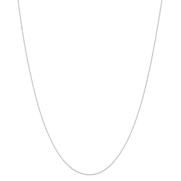 20in. Sterling Silver Rope Chain Necklace - image 