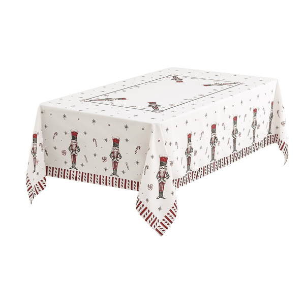 Avanti Linens Nutcracker Candy Tablecloth