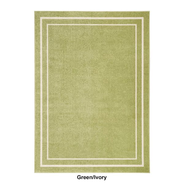 Nourison Essentials Double Border Indoor/Outdoor Large Area Rug