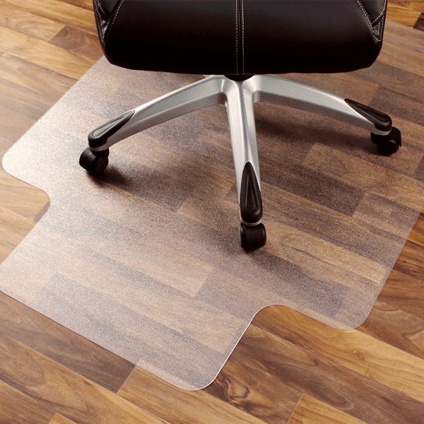 Floortex® Ultimat® Polycarbonate Lipped Chair Mat for Hard Floor