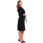 Womens Harper 241 Long Sleeve Crepe Tie Belt Sheath Dress - image 4