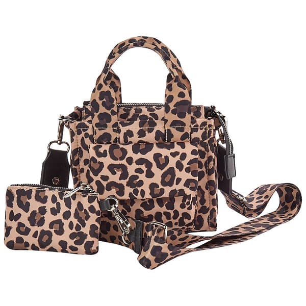 Madden Girl Nylon Mini Tote - Leopard - image 