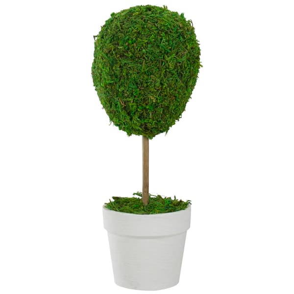 Northlight Seasonal Moss Potted Artificial Spring Topiary Tree