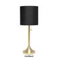 Simple Designs Brushed Tapered Table Lamp w/Fabric Drum Shade - image 10