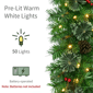 Puleo International 9ft. LED Warm White Artificial Pine Garland - image 4