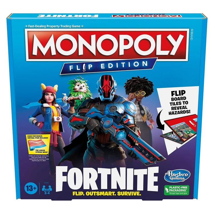 Hasbro Monopoly® Fortnite Flip Edition