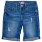 Girls (7-14) YMI Basic 1 Button Cuffed Bermuda - image 1