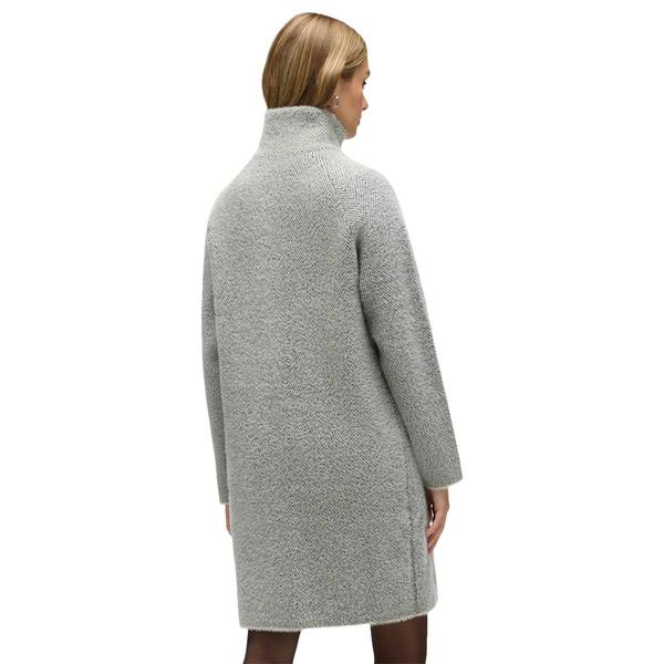 Womens NVLT Eyelash Strand Herringbone Coatigan