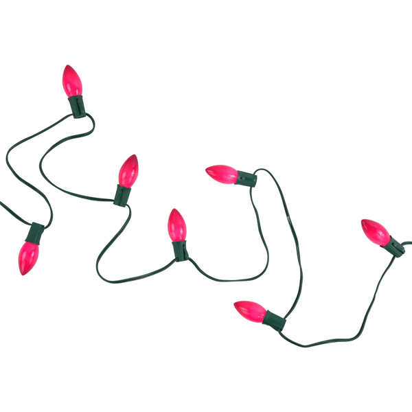 Northlight 25ct. Pink Opaque C7 Christmas String Lights