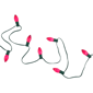 Northlight 25ct. Pink Opaque C7 Christmas String Lights - image 4