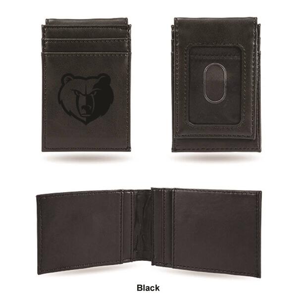 Mens NBA Memphis Grizzlies Faux Leather Front Pocket Wallet
