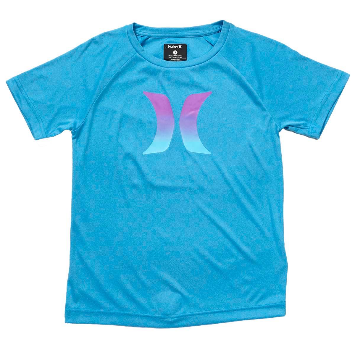 Boys (8-20) Hurley Ombre Logo Short Sleeve Rash Guard w/...