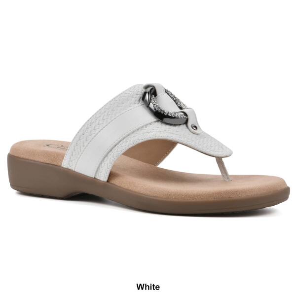 Womens Cliffs by White Mountain Benedict Flips Flops