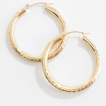 Candela 14kt. Yellow Gold Hoop Earrings - Boscov's