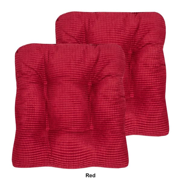 Sweet Home Collection Memory Foam Non-Slip Tufted Chair Cushion