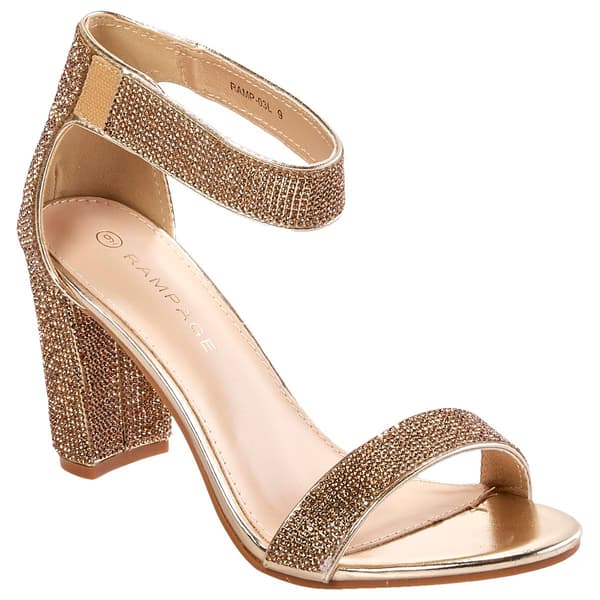 Womens Rampage Glitter Slingback Heels - image 