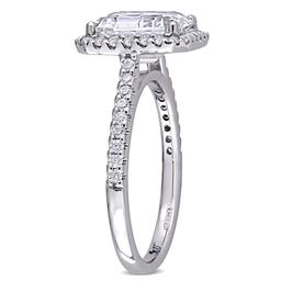 Gemstone Classics™ 10kt. White Gold 2 7/8ctw. Moissanite Ring