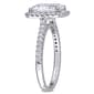 Gemstone Classics™ 10kt. White Gold 2 7/8ctw. Moissanite Ring - image 3