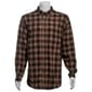 Mens Big & Tall Mountain Ridge Flannel Shirt - Black/Brown/Sand - image 1