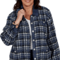 Plus Size Alfred Dunner Tuscany Denim Trim Plaid Eyelash Jacket - image 4