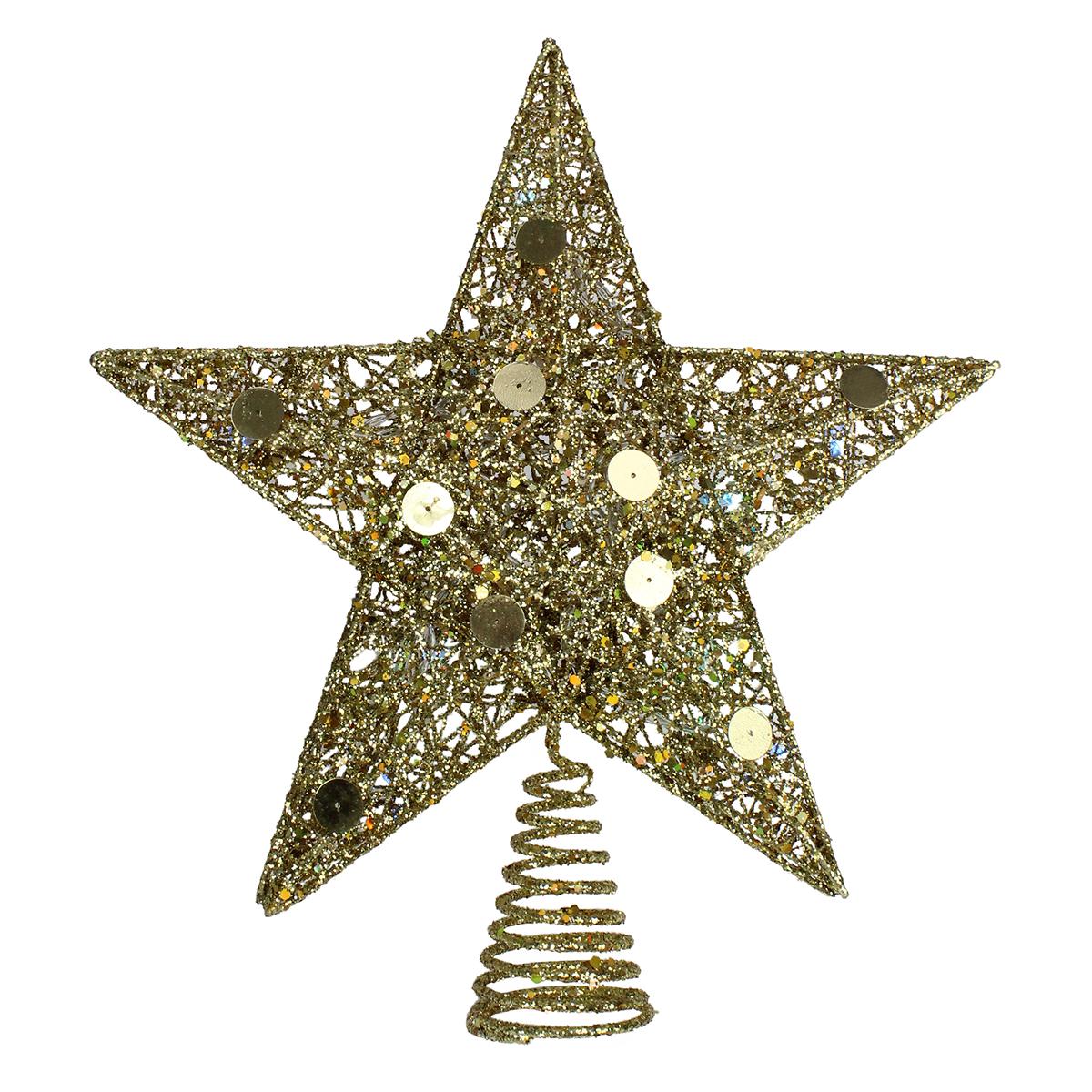 Northlight Seasonal Gold Glittered Star Christmas Tree...