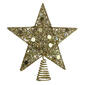 Northlight Seasonal Gold Glittered Star Christmas Tree Topper - image 1
