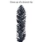 Puleo International 6ft. Pre-Lit Tinsel Artificial Christmas Tree - image 6