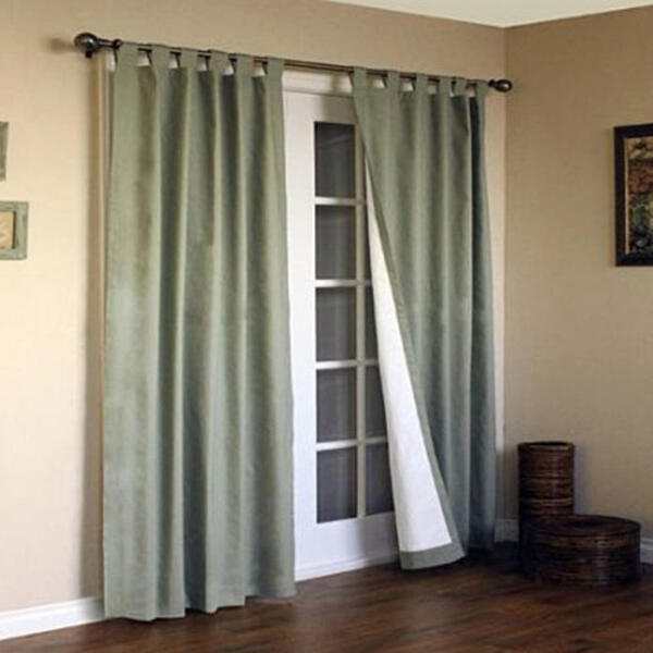 Weathermate Insulated Tab Curtain Pair - Sage - image 