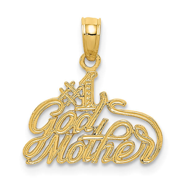 Gold Classics&#40;tm&#41; 14kt. #1 Godmother Pendant - image 