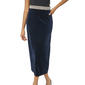 Womens MSK Rhinestone Waist Velvet Midi Skirt - image 3