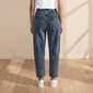 Womens MNK Patchwork Barrel Jeans with Seersucker Belt - image 2