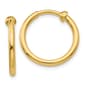 Gold Classics&#40;tm&#41; 14k 15x2mm Non-Pierced Hoop Earrings - image 1