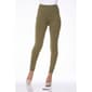 Womens White Mark Solid Leggings - image 9